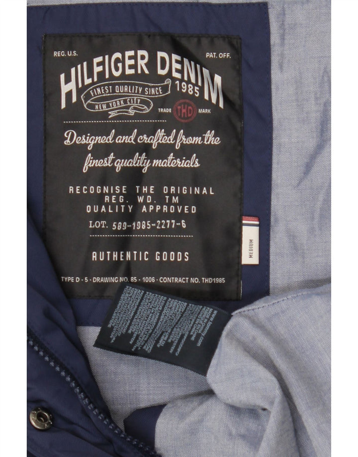 Tommy Hilfiger ženska pomoćna jakna s kapuljačom UK 12 srednje tamnoplava
