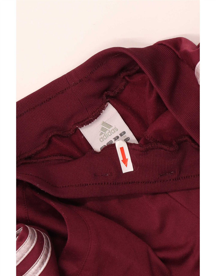Adidas Ženska trenirka Hlače Joggers UK 16 Large Maroon Poliester