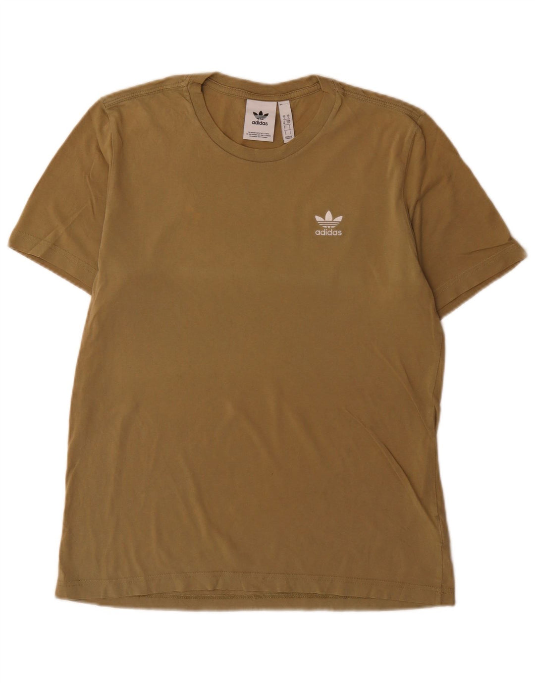 Adidas muška majica kratkih rukava mala kaki pamuk