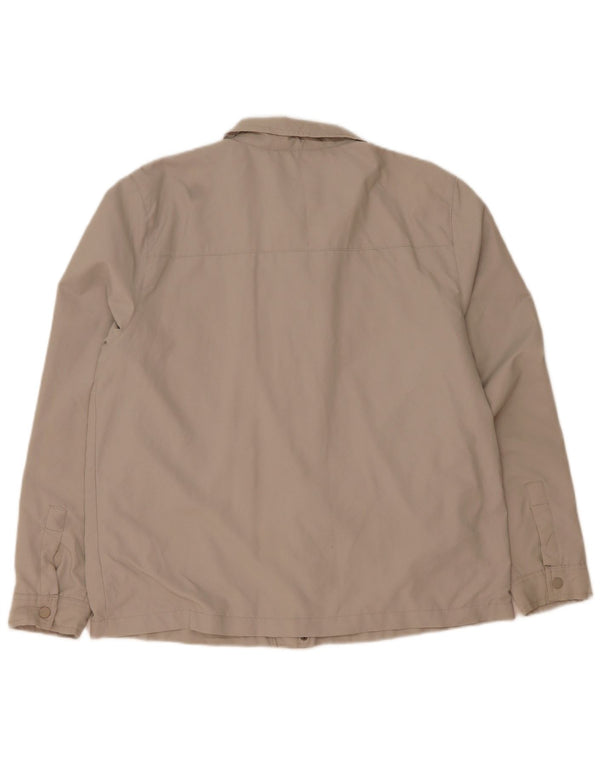 French Connection Mens Utility Jacket UK 40 Large Beige Polyamide