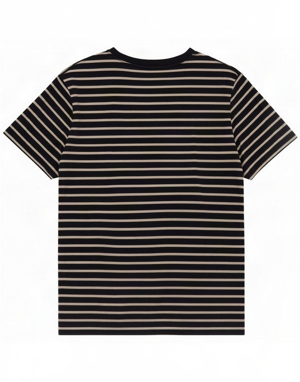 Joules Womens T-Shirt Top UK 16 Large Navy Blue Striped Cotton
