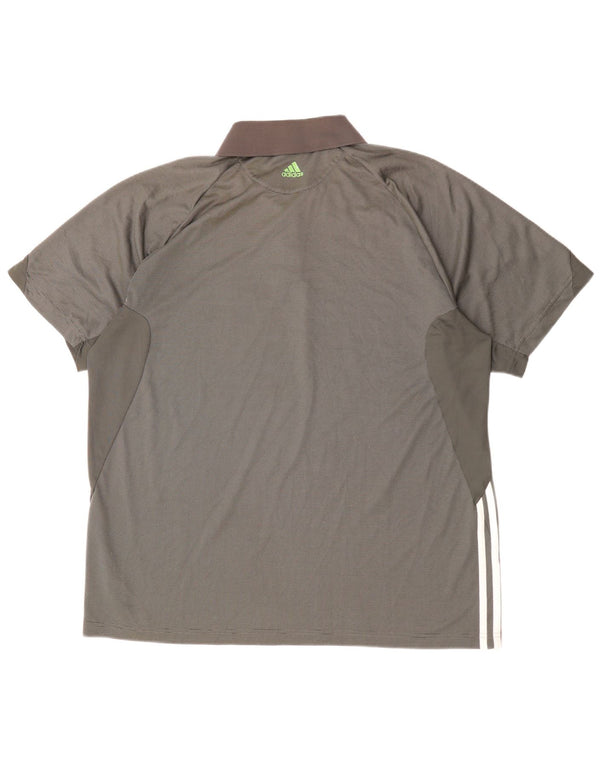 ADIDAS muška polo majica Rolando Carros XL sive pruge