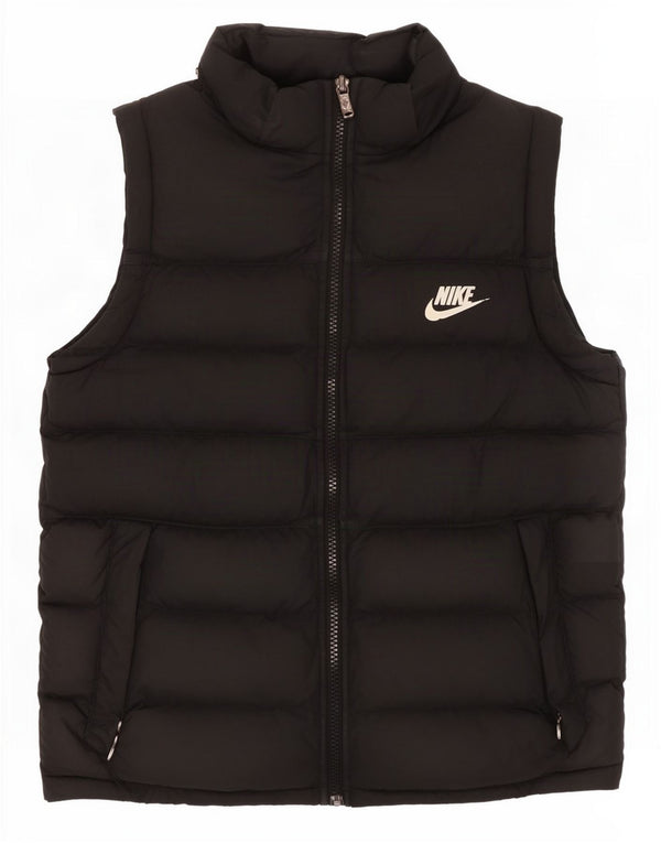 Nike Boys Padded Gilet 12-13 Years Large Crni Poliester