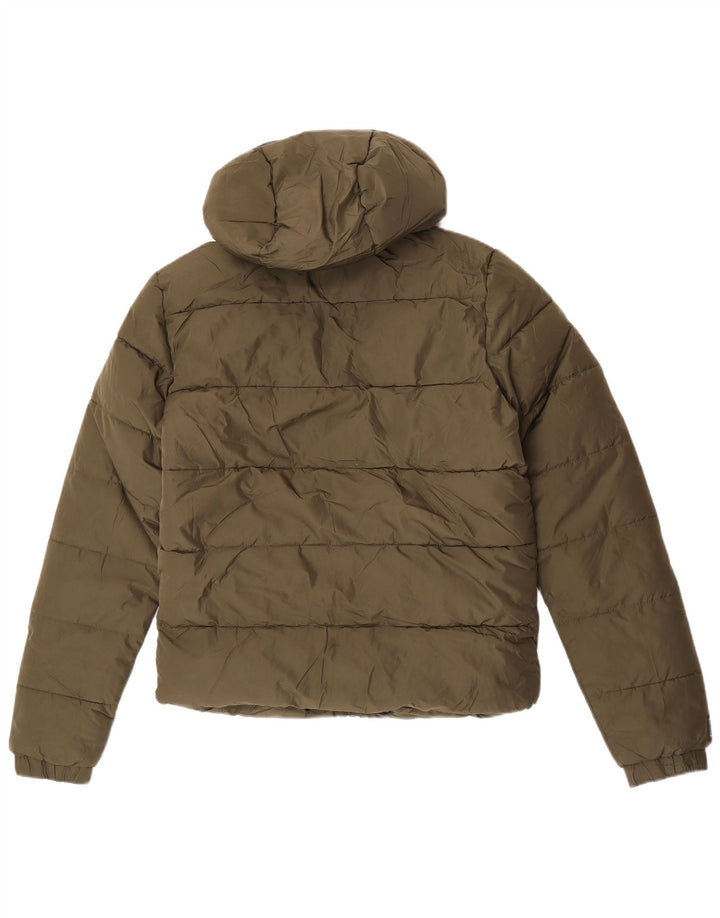 Superdry muška podstavljena jakna s kapuljačom UK 36 mali kaki poliester