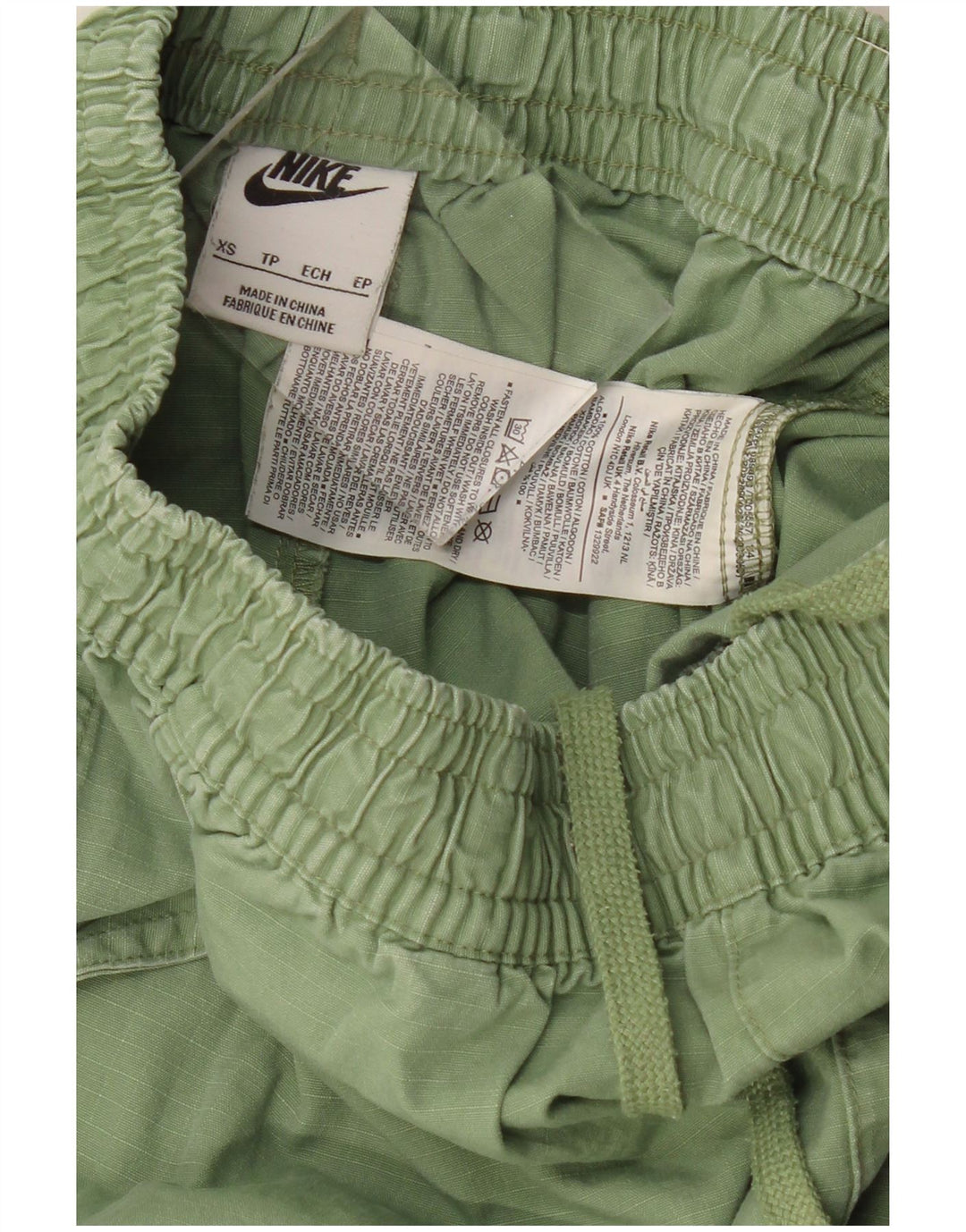 NIKE ženske sportske kratke hlače UK 6 XS zeleni pamuk