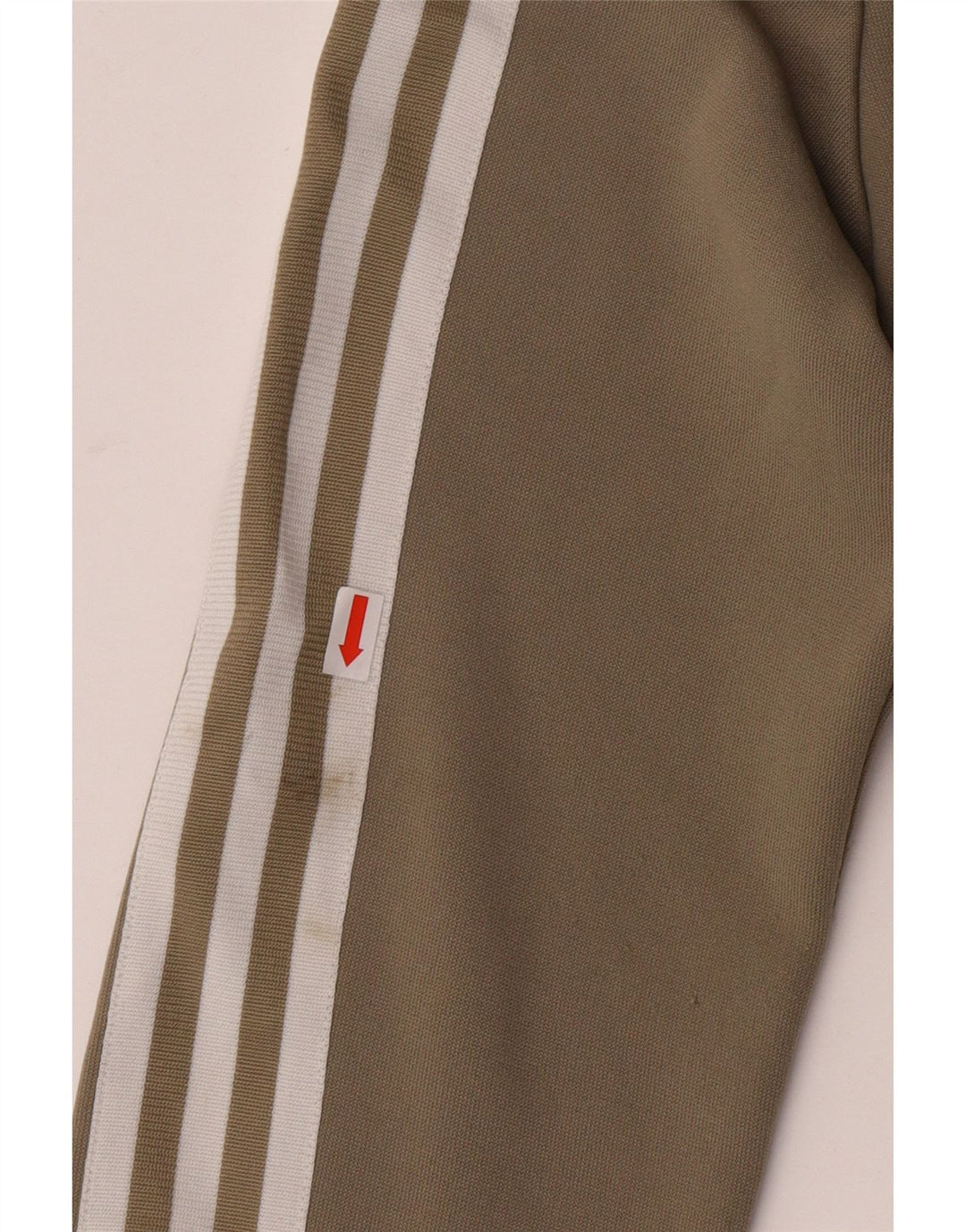 Adidas ženski pulover s kapuljačom na patentni zatvarač UK 12 Srednji kaki poliester