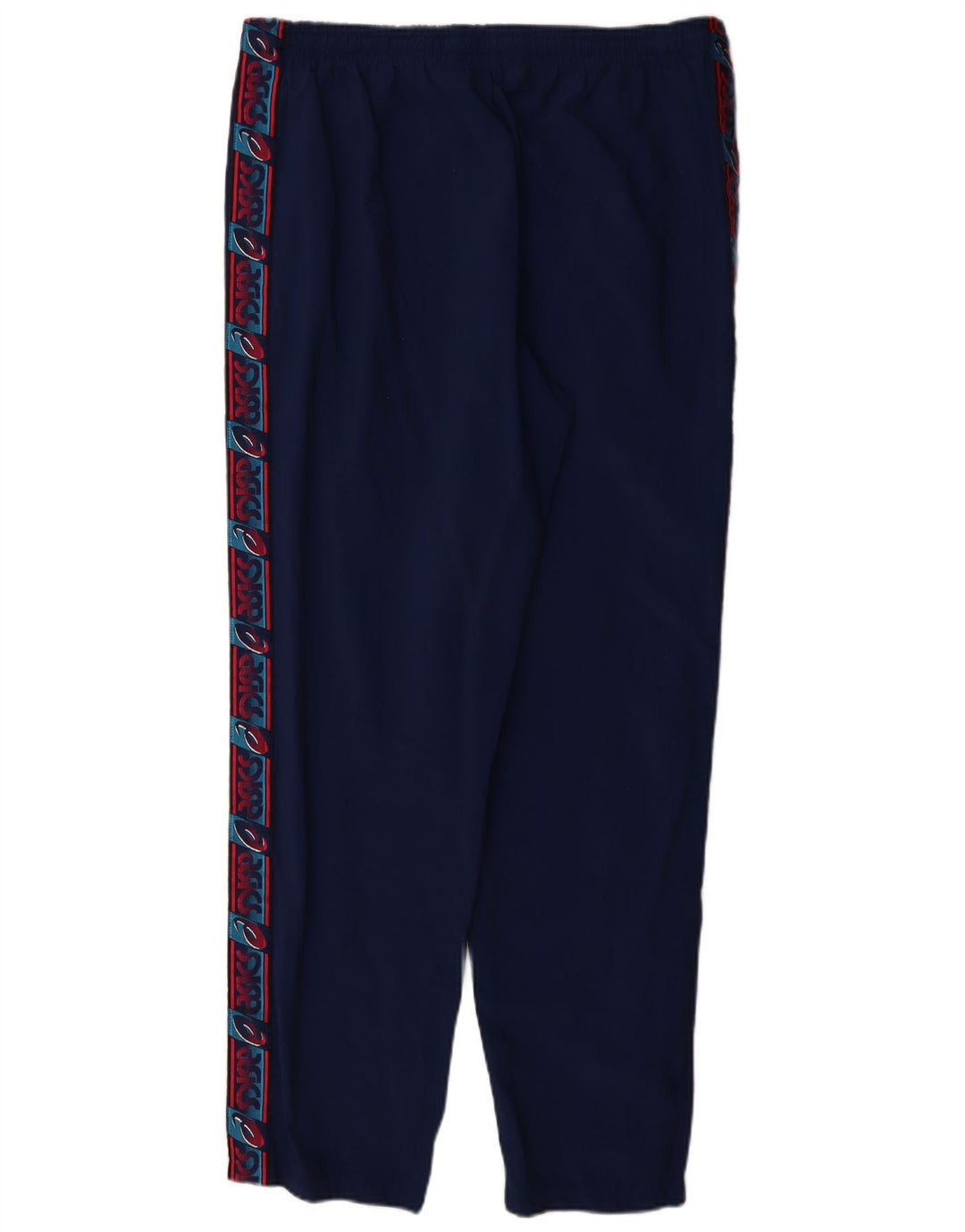 Asics muške grafičke trenirke Hlače IT 50 Medium Navy Blue Colourblock