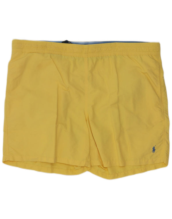 POLO RALPH LAUREN Mens Swimming Shorts XL  Yellow Nylon