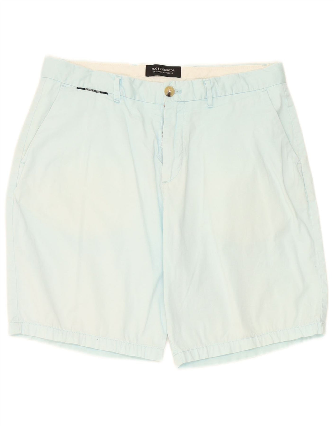 Scotch & Soda muške chino kratke hlače W31 srednje plavi pamuk