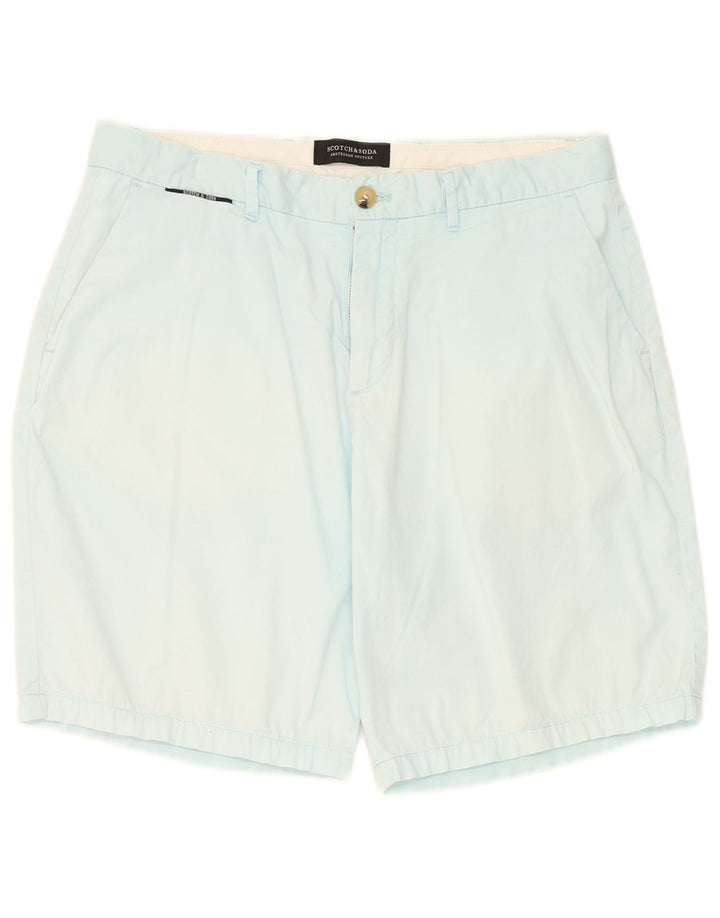 Scotch & Soda muške chino kratke hlače W31 srednje plavi pamuk