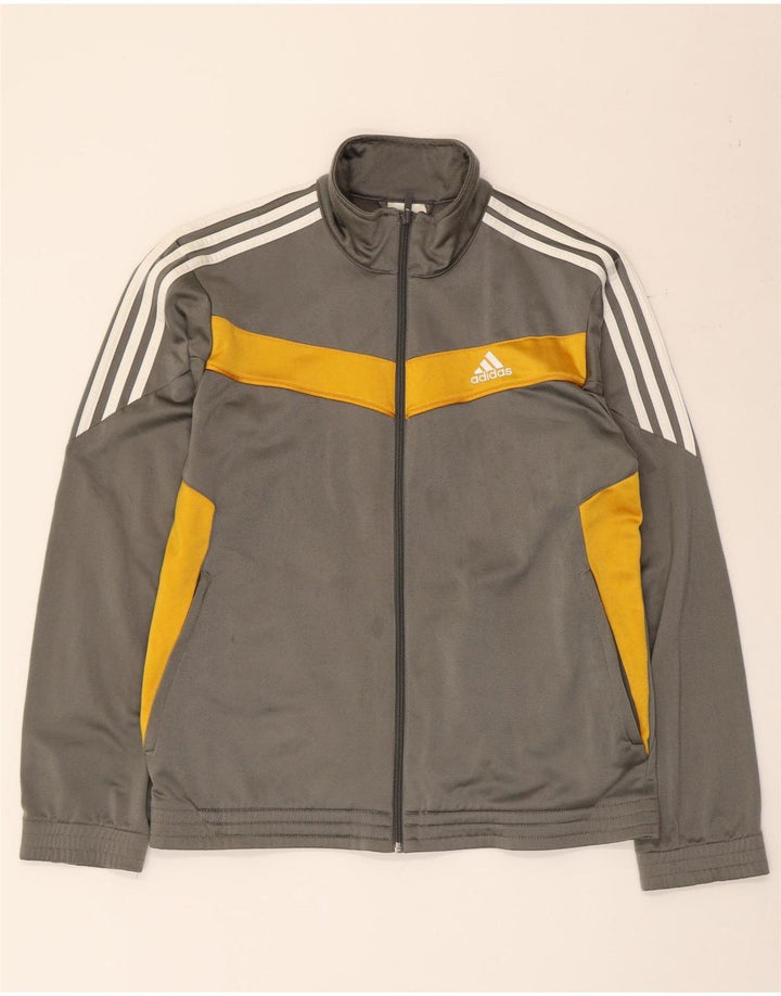 Adidas muška gornja jakna od trenirke, mali sivi poliester