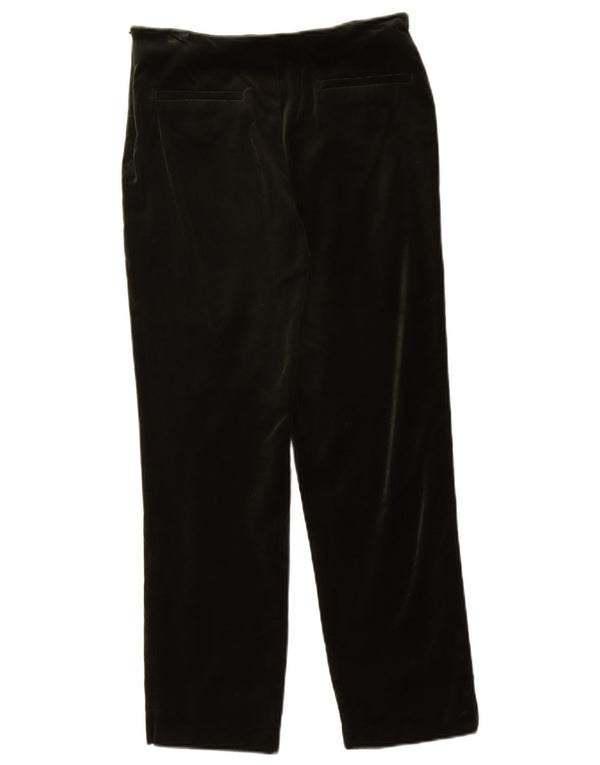 Zara ženske ravne ležerne hlače XS W24 L26 zelene