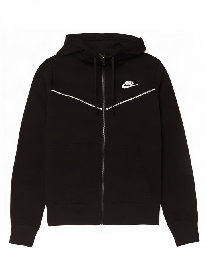 Nike Muška gornja jakna s kapuljačom, mala crna poliester