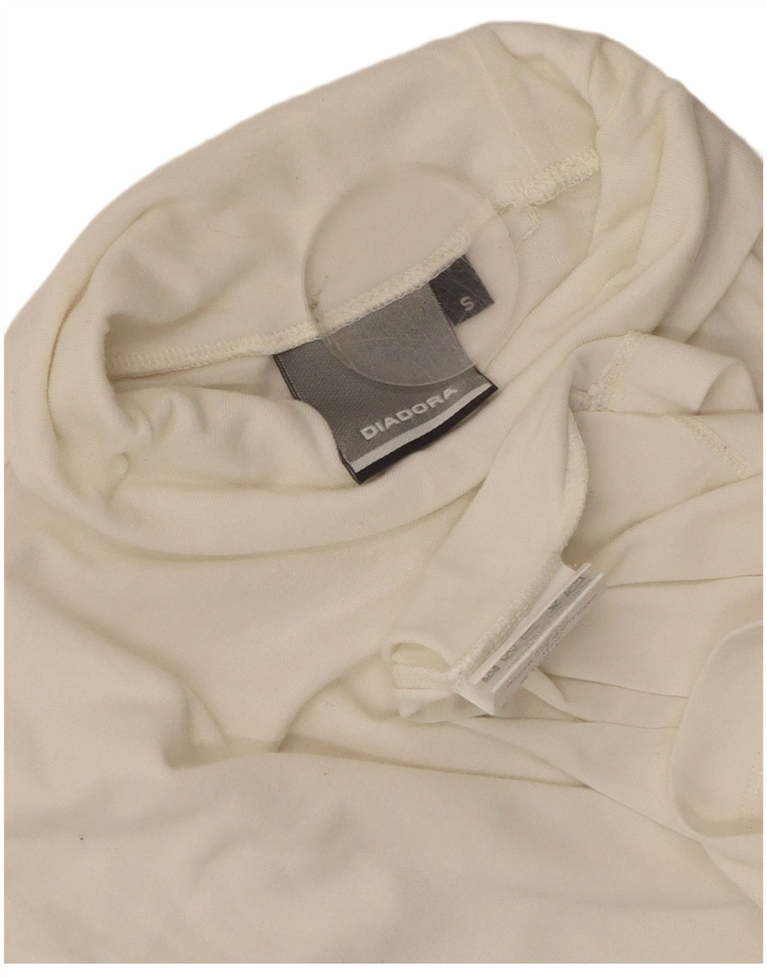 Diadora muška majica dugih rukava, mali bijeli pamuk