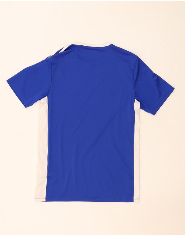 Adidas Mens Aeroready T-Shirt Top Small Blue Colourblock Polyester