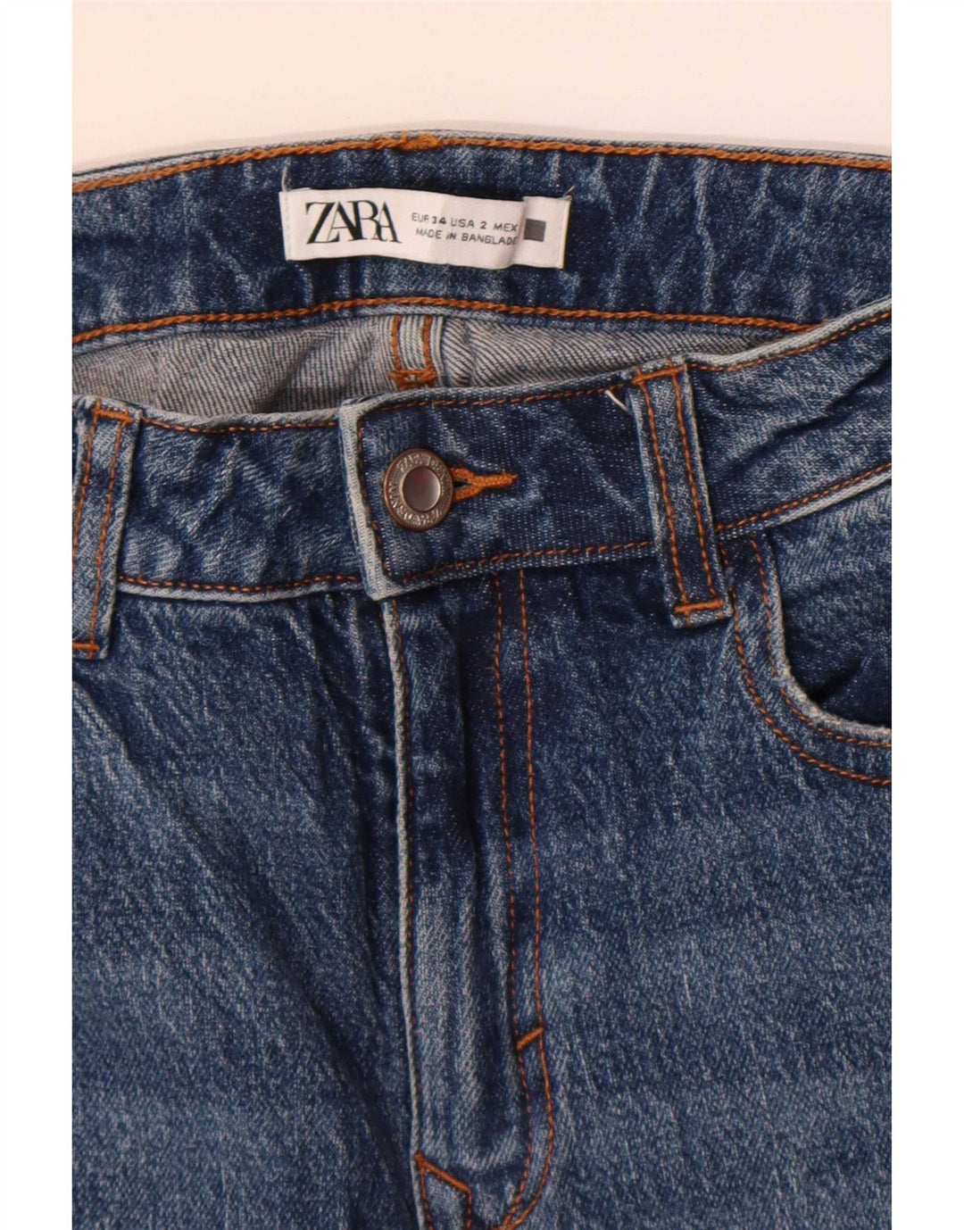 Zara ženske lepršave traperice EU 34 2XS W24 L34 Plave
