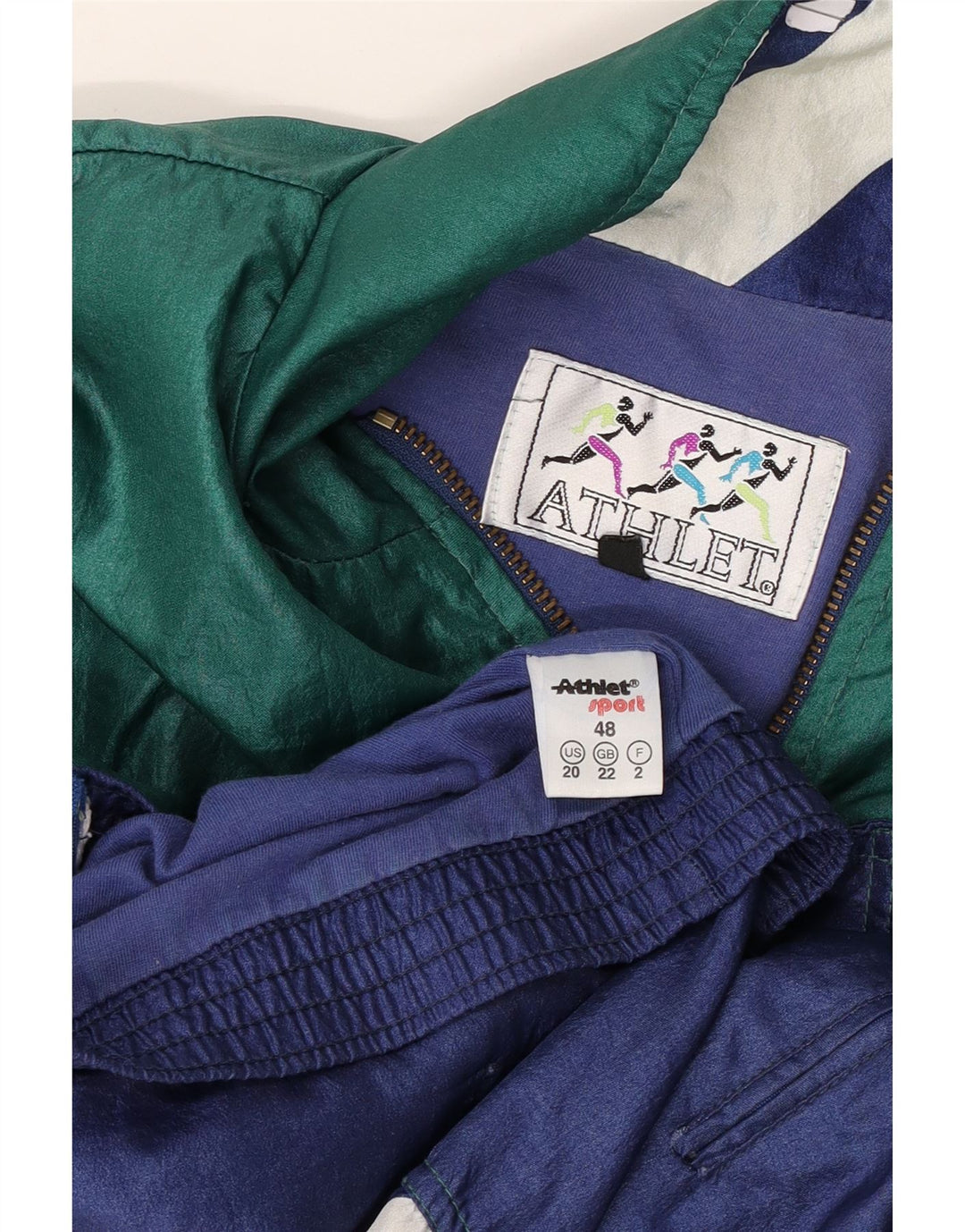 ATHLETA Ženska gornja jakna trenirke Graphic UK 22 3XL Green Colourblock