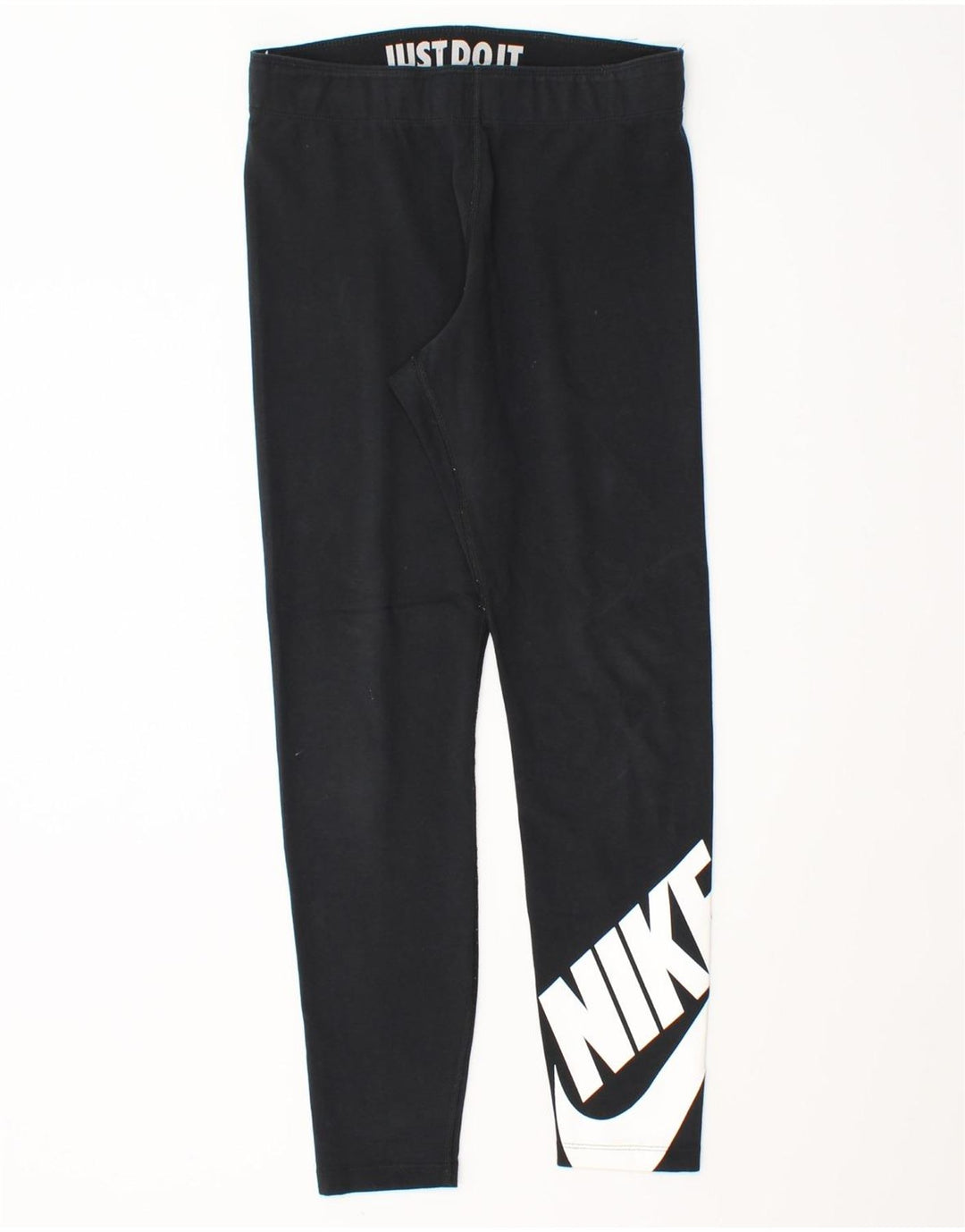 Nike ženske grafičke tajice UK 10 male crne pamučne