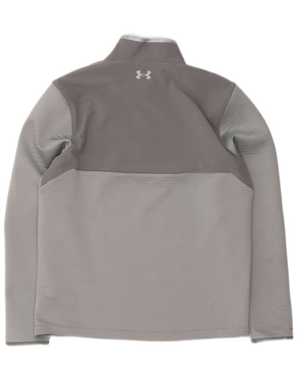 Under Armour Muški pulover Trenirka Top Large Grey Colourblock Sports