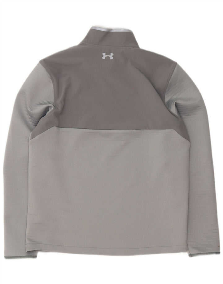 Under Armour Muški pulover Trenirka Top Large Grey Colourblock Sports