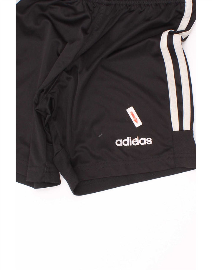 Adidas kratke sportske hlače za dječake 9-10 godina crne poliesterske