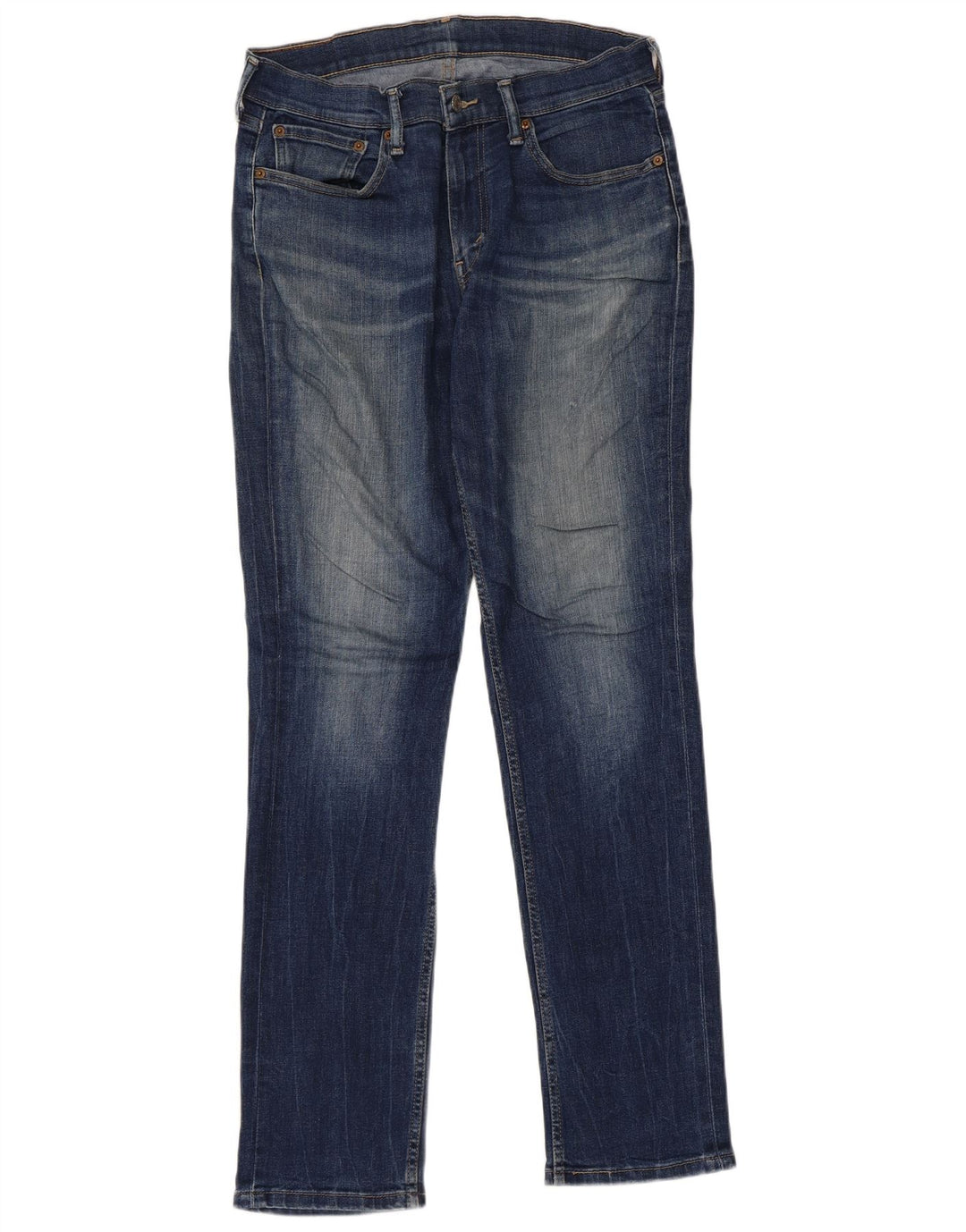 LEVI'S Mens 511 Slim Jeans W32 L32 Blue Cotton