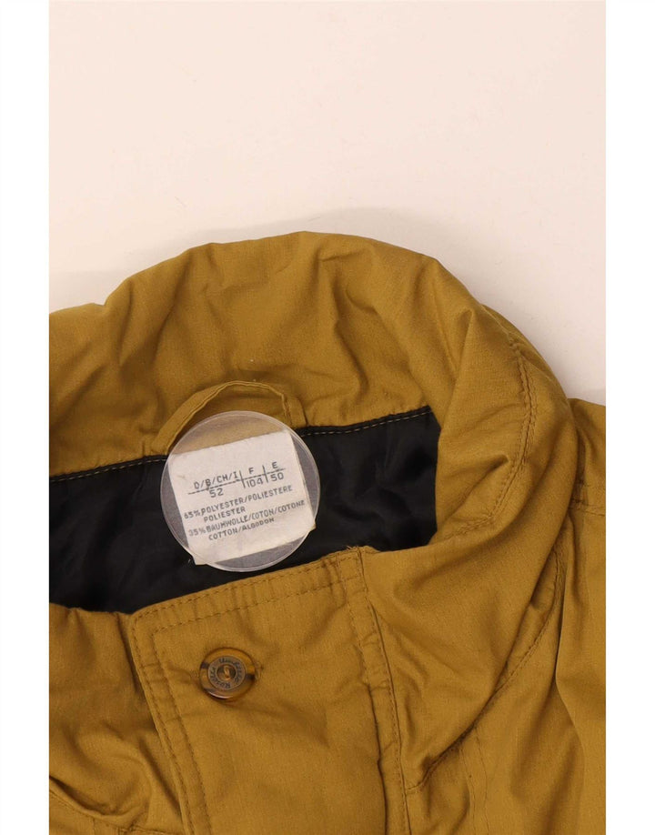 Vintage muška pomoćna jakna IT 52 XL žuti poliester