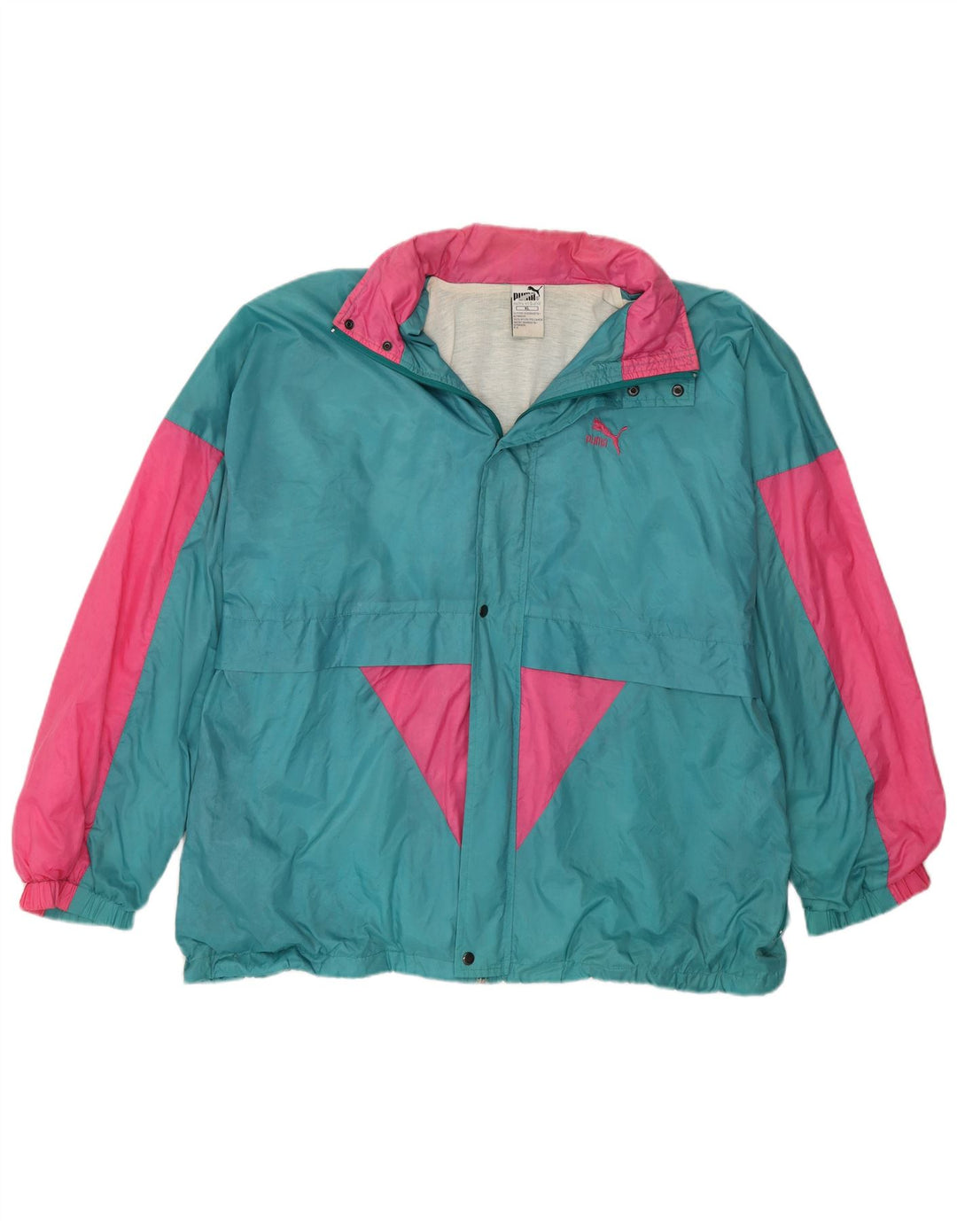 PUMA muška kišna jakna s kapuljačom UK 42 XL plava najlonska boja