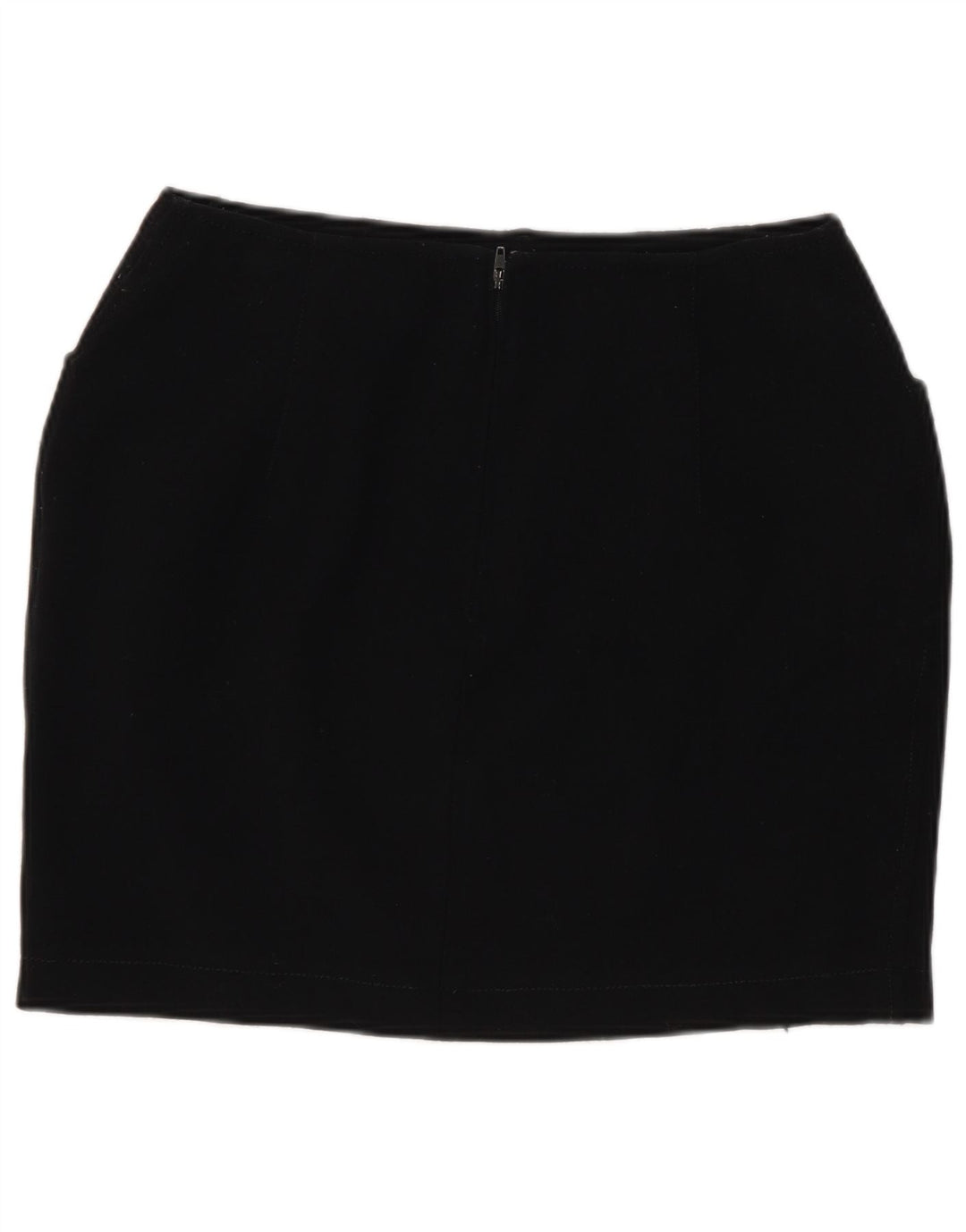 Marella ženska mini suknja UK 10 mala W26 crna vuna