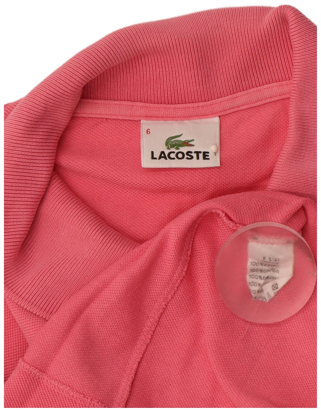 LACOSTE muška polo majica veličina 6 XL, ružičasti pamuk