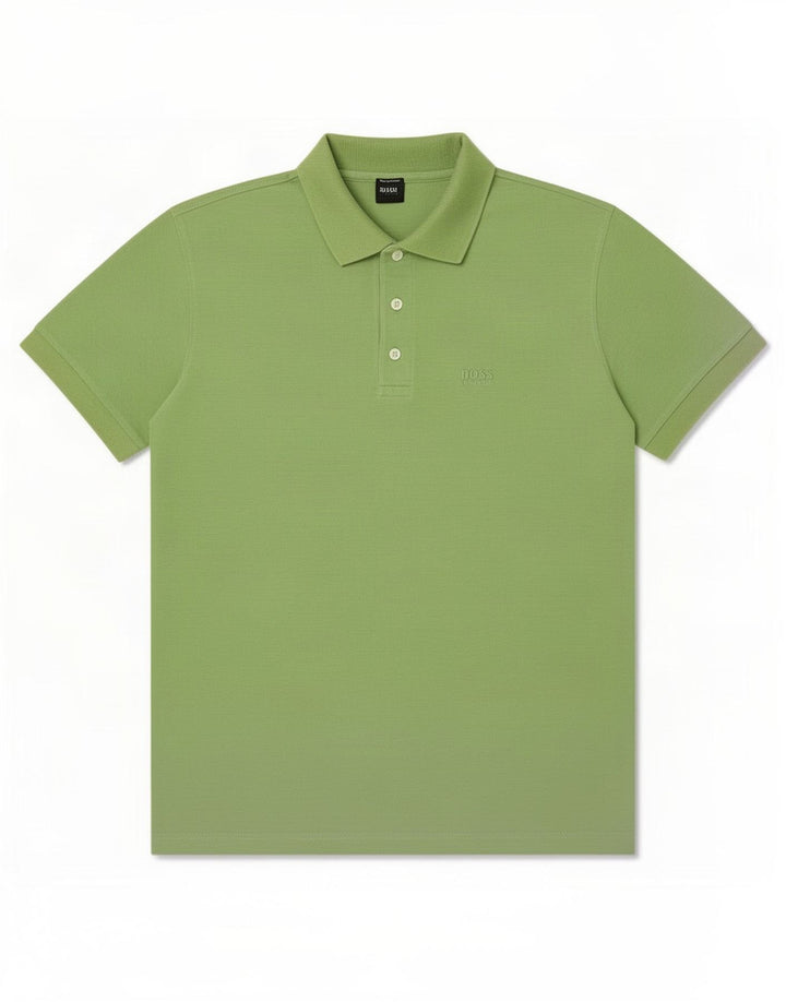 Hugo Boss muška polo majica srednje zelene pamučne boje