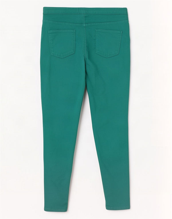 Marks & Spencer ženske jegging traperice UK 16 velike W34 L27 zeleni pamuk