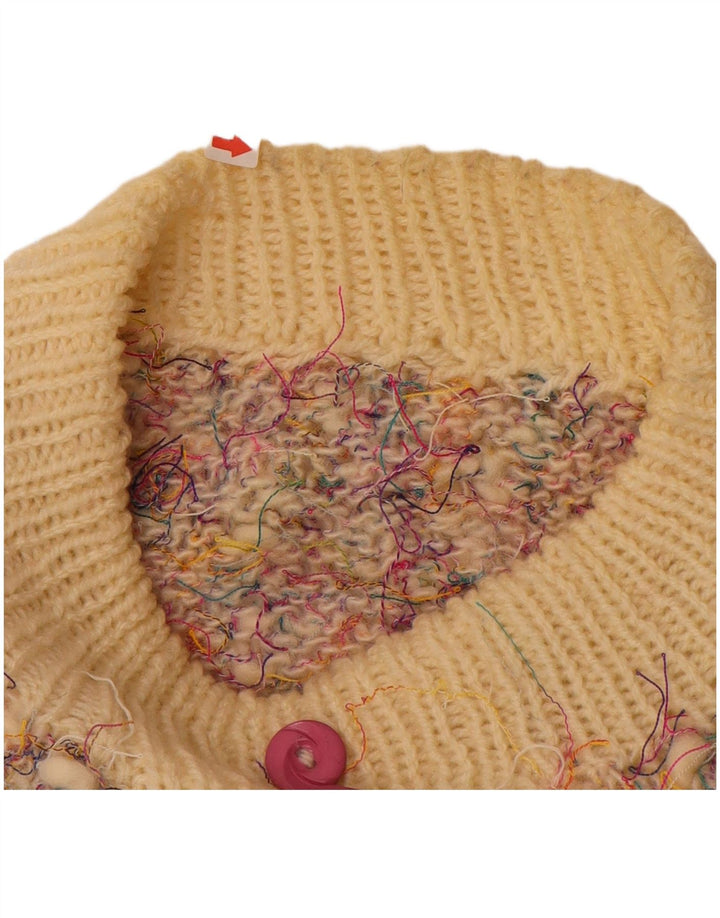 VINTAGE ženski džemper s kornjačičastim ovratnikom UK 20 2XL Raznobojni flekasti