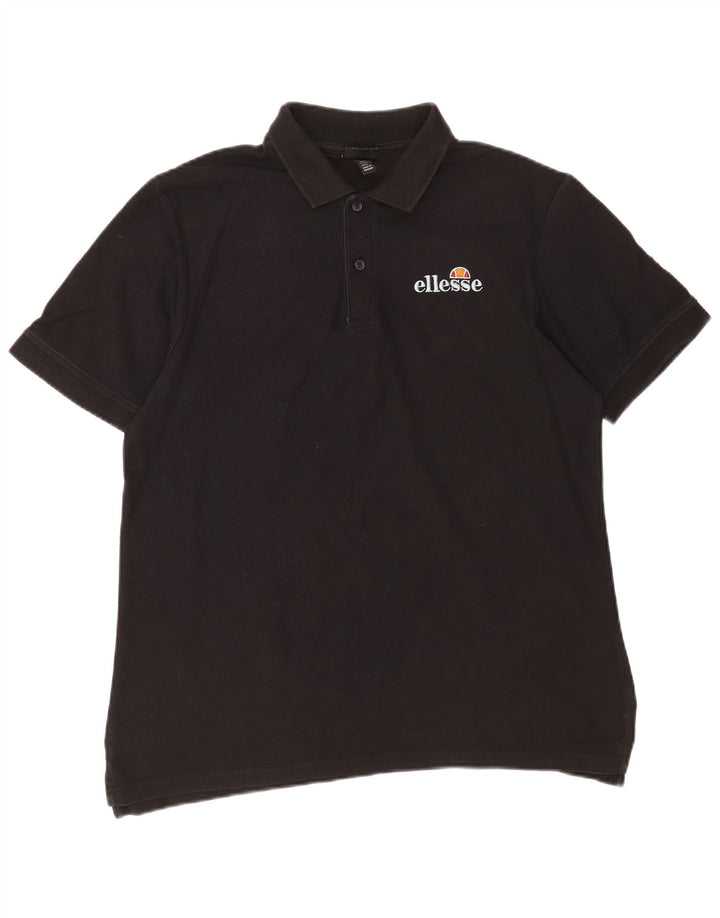 Ellesse muška polo majica Large Black Cotton
