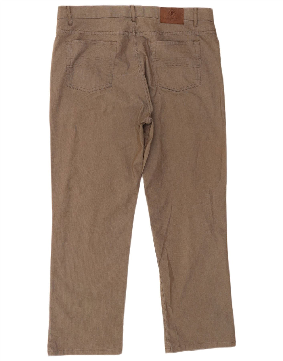 Marks & Spencer muške chino hlače Blue Harbor W38 L29 smeđe karirane