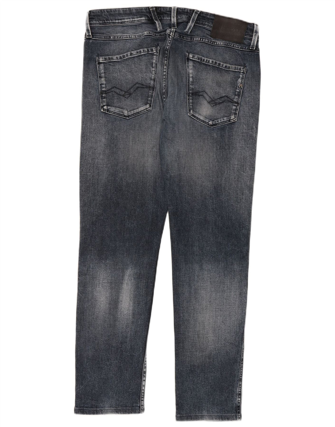 Replay Muške Anbass Distressed Slim Jeans W34 L30 Plave