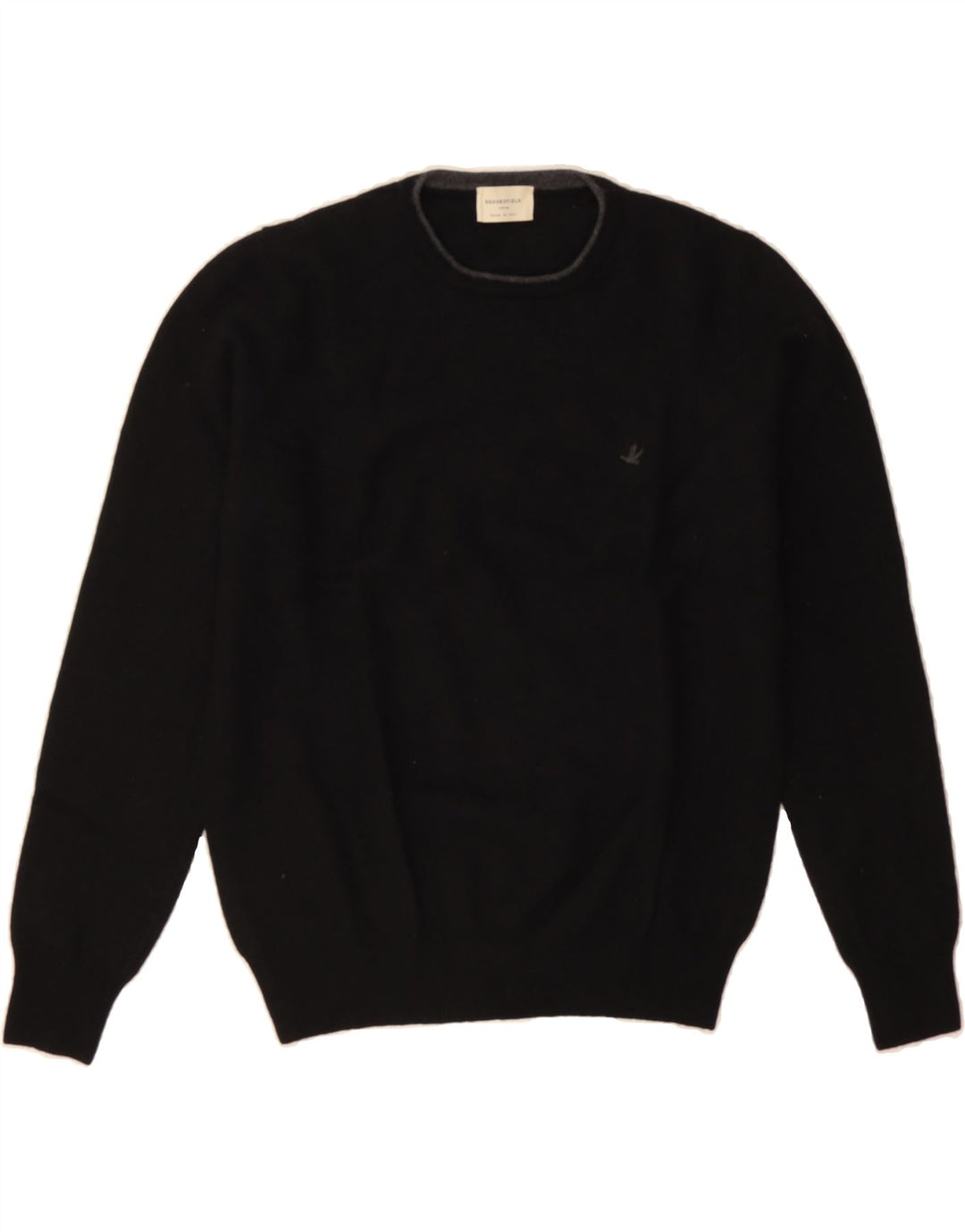 BROOKSFIELD Womens Crew Neck Jumper Sweater IT 50 XL Black Vintage Brooksfield and Second-Hand Brooksfield from Messina Hembry 
