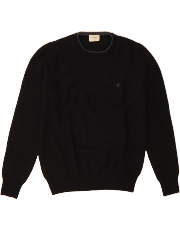 BROOKSFIELD Womens Crew Neck Jumper Sweater IT 50 XL Black Vintage Brooksfield and Second-Hand Brooksfield from Messina Hembry 