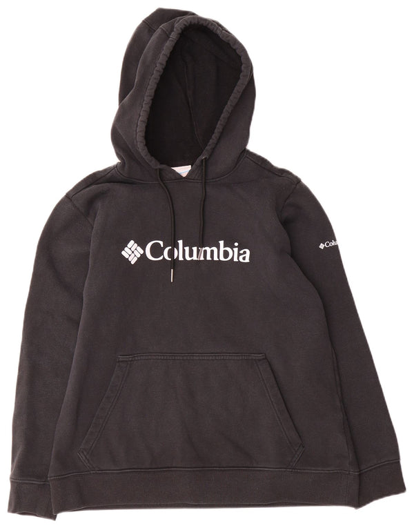 Columbia Boys Graphic Hoodie Džemper 13-14 godina veliki crni pamuk