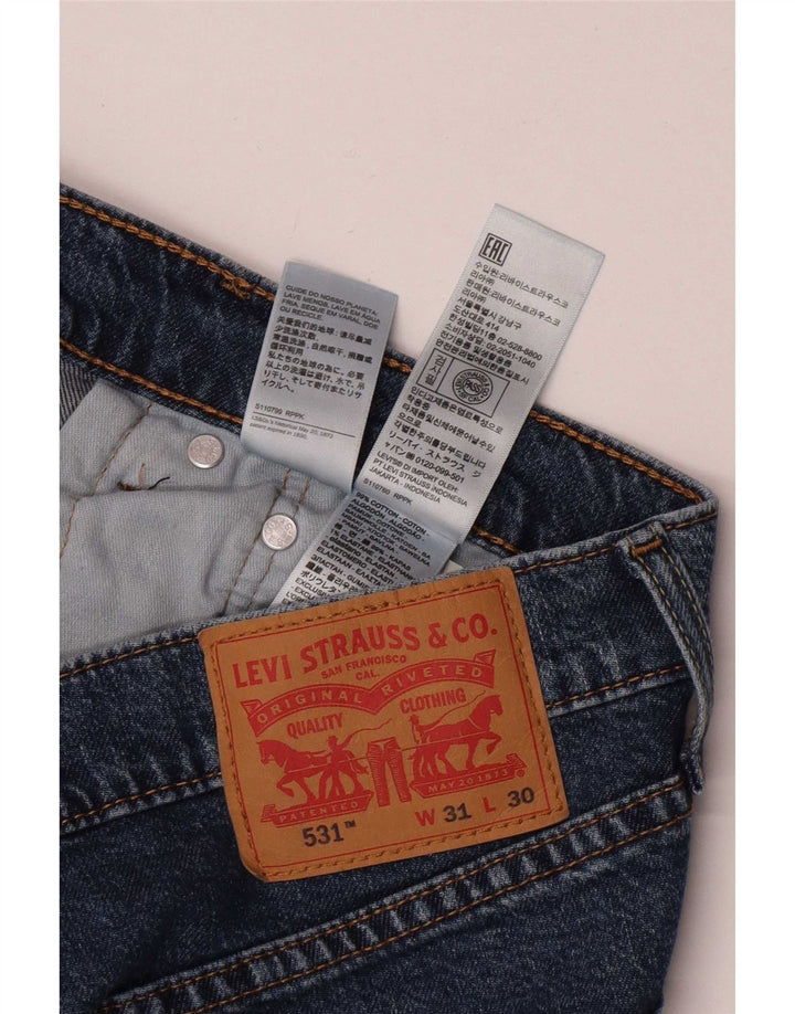 Levi's muške 531 uske traperice W31 L30 plavi pamuk