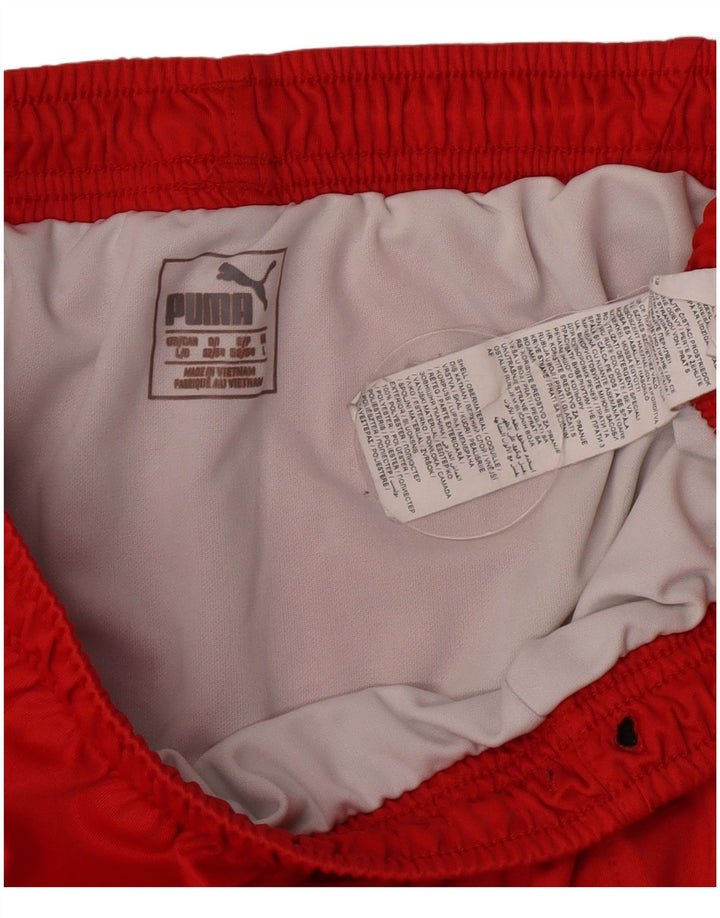 Puma muške sportske kratke hlače veliki crveni poliester