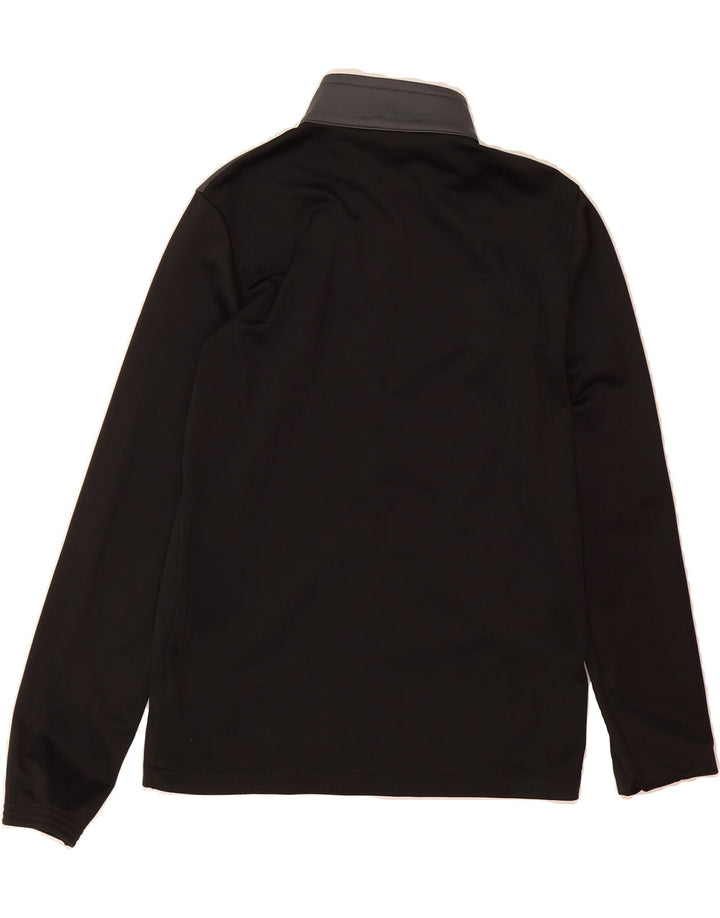 PUMA Boys Tracksuit Top Jacket 13-14 Years Black Colourblock Polyester Vintage Puma and Second-Hand Puma from Messina Hembry 