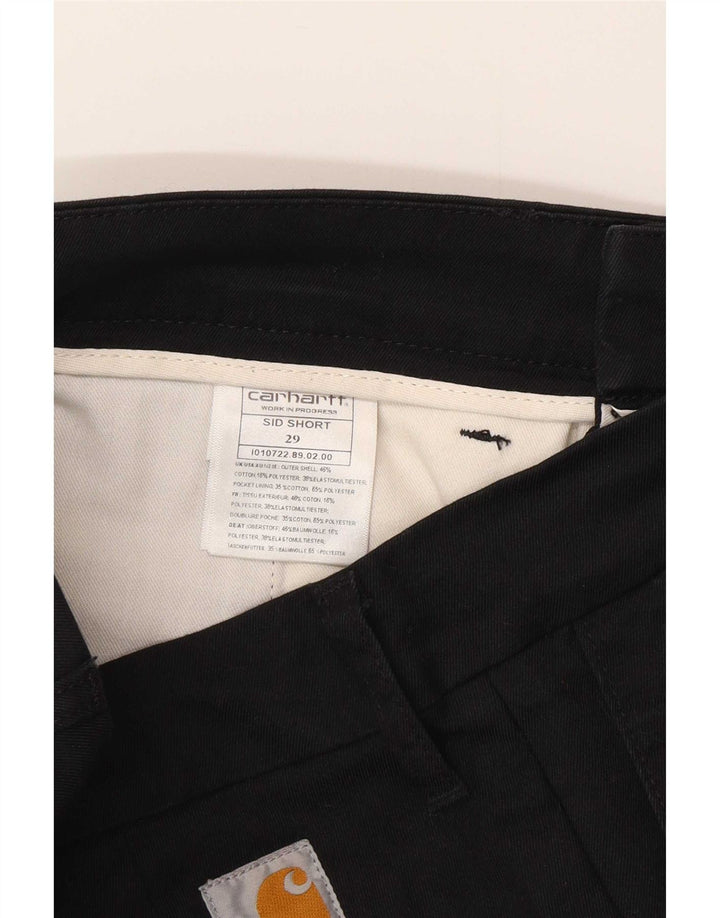 Carhartt muške chino kratke hlače W29 Srednje crni pamuk