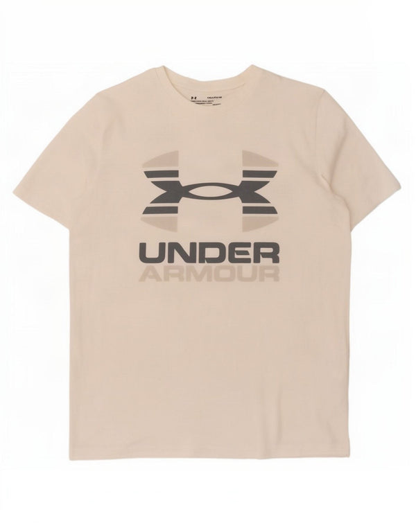 Under Armour majica kratkih rukava s grafičkim motivima za dječake 13-14 godina XL Off White Sports