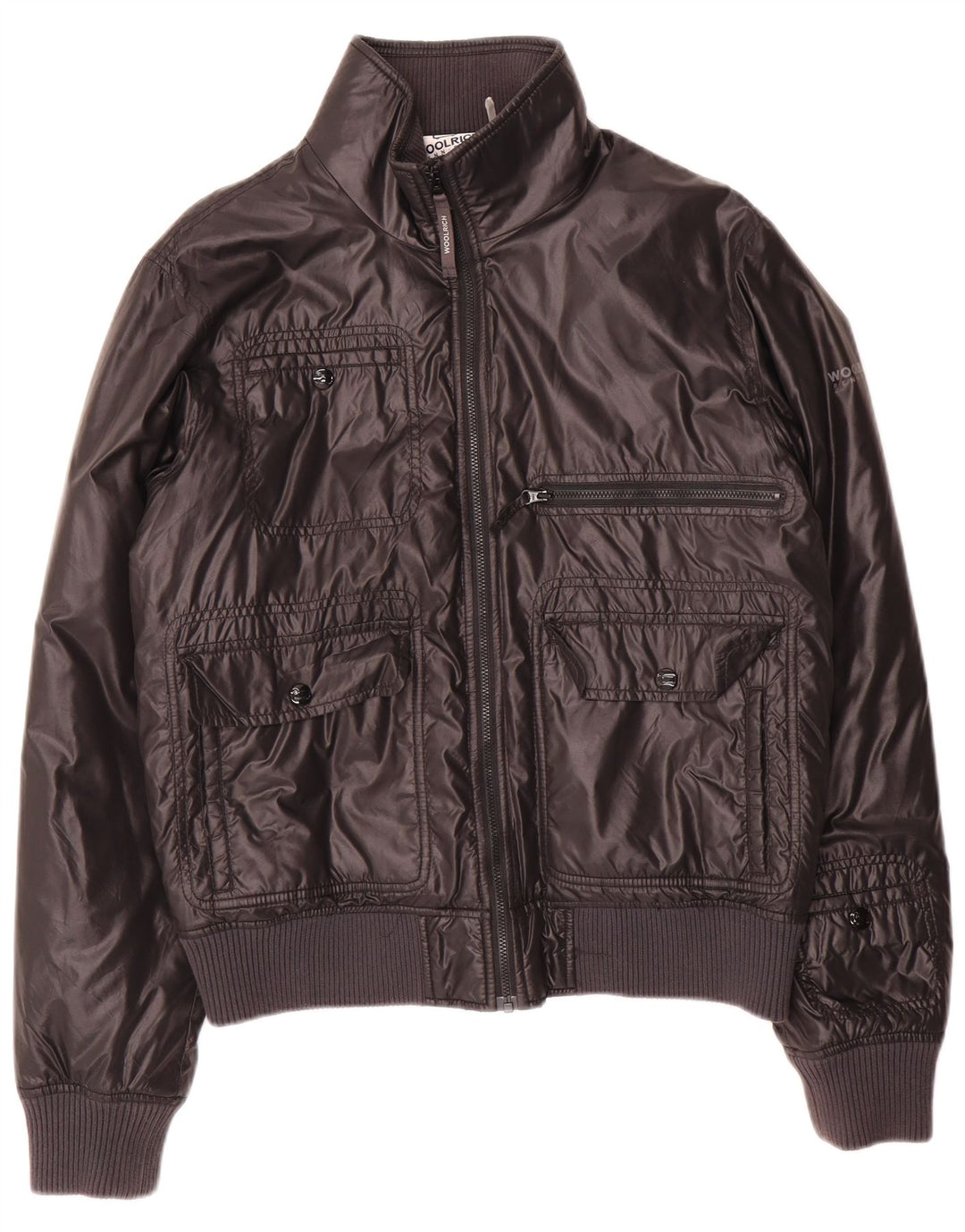 Woolrich Muška bombaška jakna UK 38 Srednji crni najlon