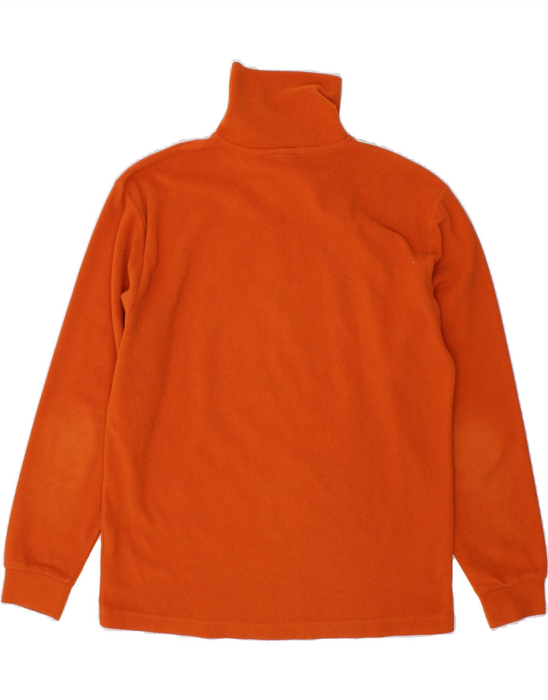 INVICTA Womens Zip Neck Fleece Jumper UK 10 Small Orange Polyester Vintage Invicta and Second-Hand Invicta from Messina Hembry 