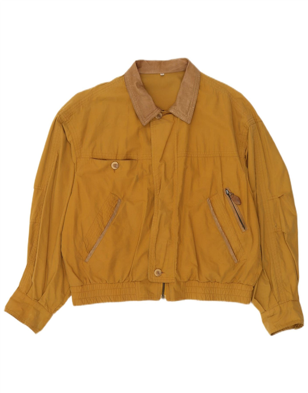 Ciao muška bomber jakna IT 50 Large Yellow Cotton Classic