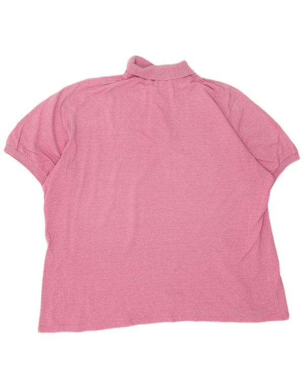 Lacoste muška polo majica veličina 8 3XL pamuk s ružičastim flekama