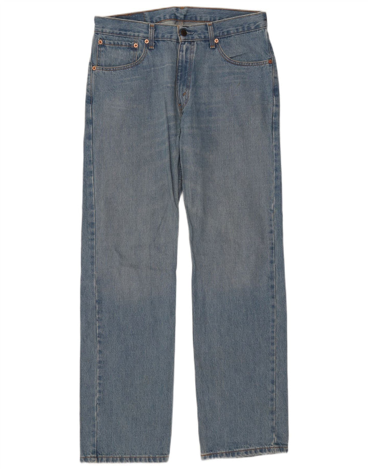 Levi's muške 581 ravne traperice W34 L32 plavi pamuk