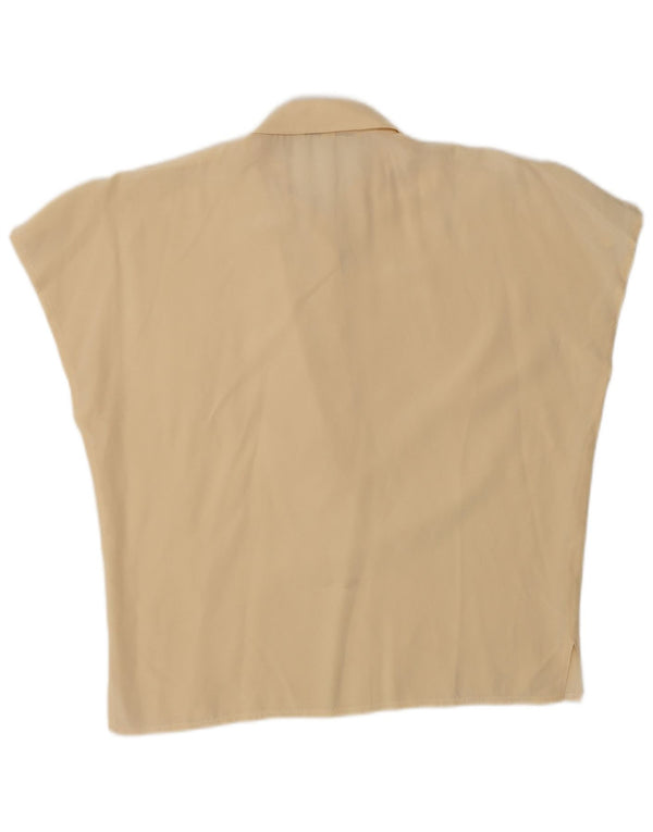 Paolo Tonali Ženska prevelika bluza Top UK 10 Small Beige